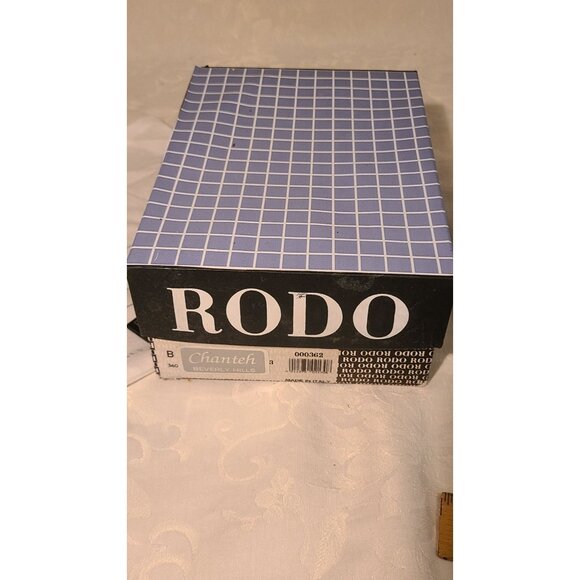 VINTAGE RODO Italy Black Satin Evening Clutch Rhinestone Crystal Clasp Minaudier - Picture 12 of 16